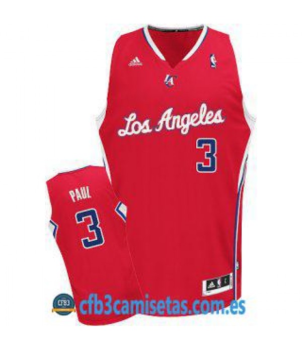 CFB3-Camisetas Chris Paul Los Angeles Clippers Roja
