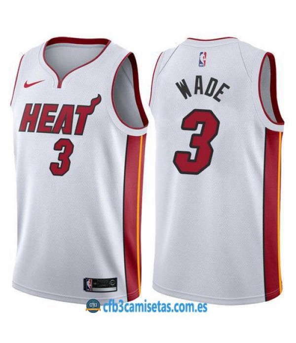 CFB3-Camisetas Dwyane Wade Miami Heat Association