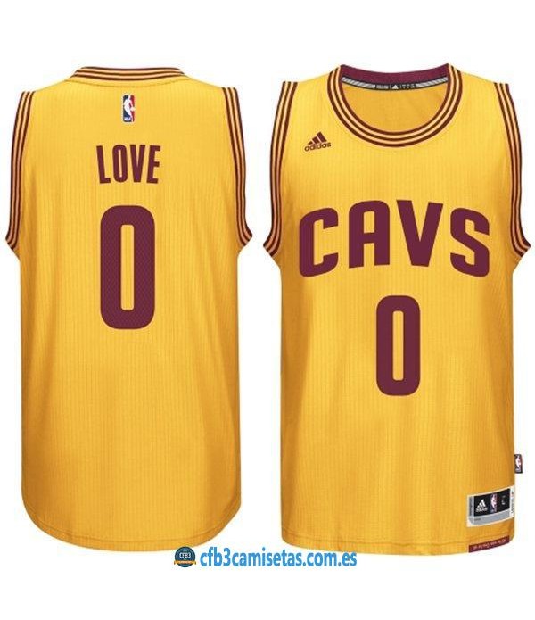 CFB3-Camisetas Kevin Love Cleveland Cavaliers Gold