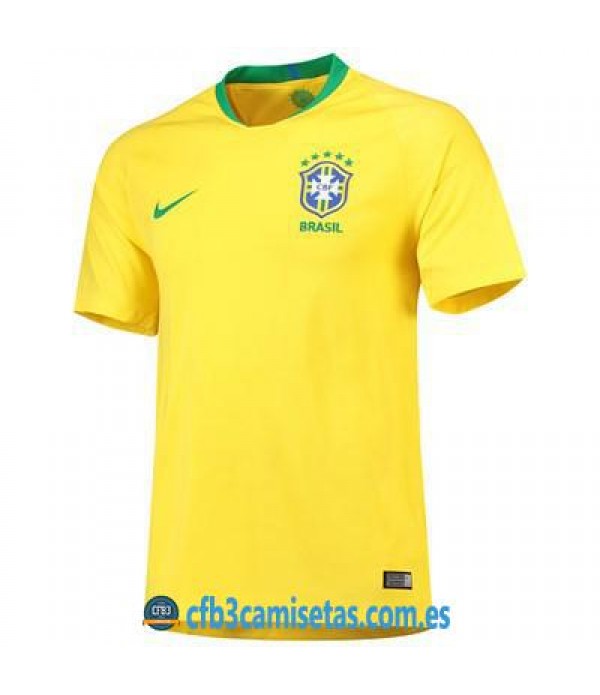 CFB3-Camisetas Brasil 1a Equipación 2018