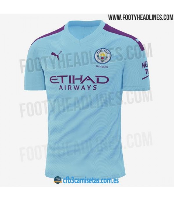 CFB3-Camisetas Manchester City 1a Equipación 2019 2020