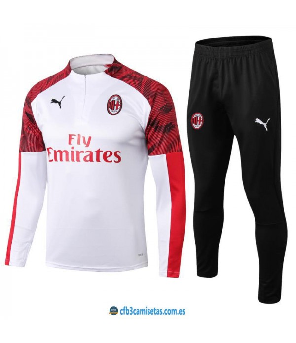 CFB3-Camisetas Chándal AC Milan 2019 2020