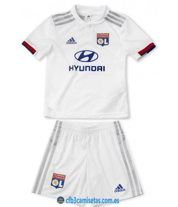 CFB3-Camisetas Olympique Lyon 1a Equipación 2019 2020 Kit Junior