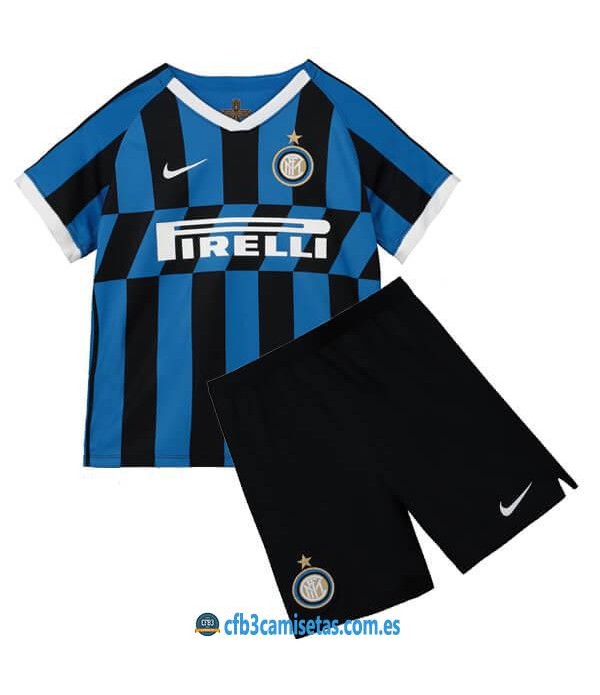 CFB3-Camisetas Inter Milan 1a Equipación 2019 2020 Kit Junior