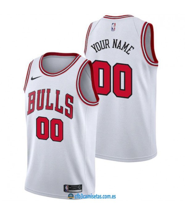 CFB3-Camisetas Custom Chicago Bulls - Association