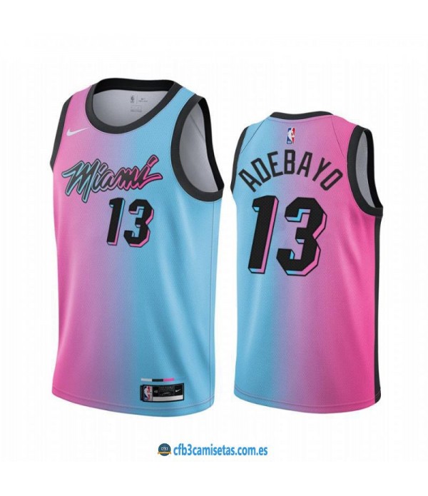 CFB3-Camisetas Bam adebayo miami heat 2020/21 - city edition