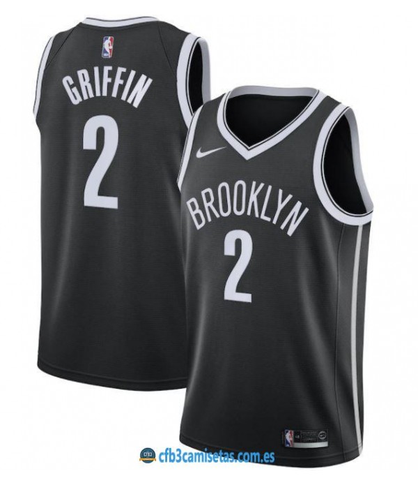 CFB3-Camisetas Blake griffin brooklyn nets 2020/21 - black