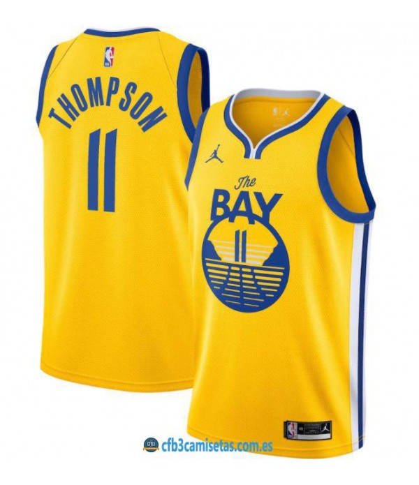 CFB3-Camisetas Klay thompson golden state warriors 2020/21 - statement