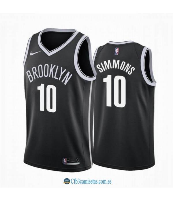 CFB3-Camisetas Ben simmons brooklyn nets 2020/21 - icon