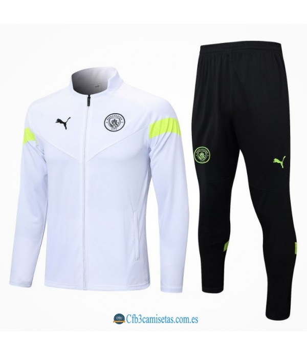 CFB3-Camisetas Chándal manchester city 2022/23 - white