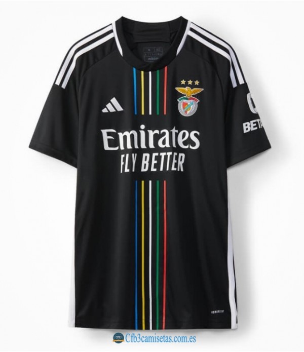 CFB3-Camisetas Benfica 2a equipación 2023/24