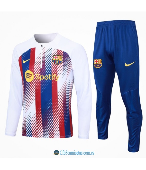 CFB3-Camisetas Chándal fc barcelona 2023/24 blaugrana