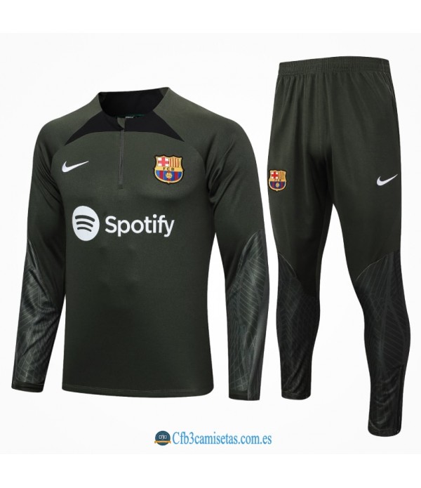 CFB3-Camisetas Chándal fc barcelona 2023/24 verde