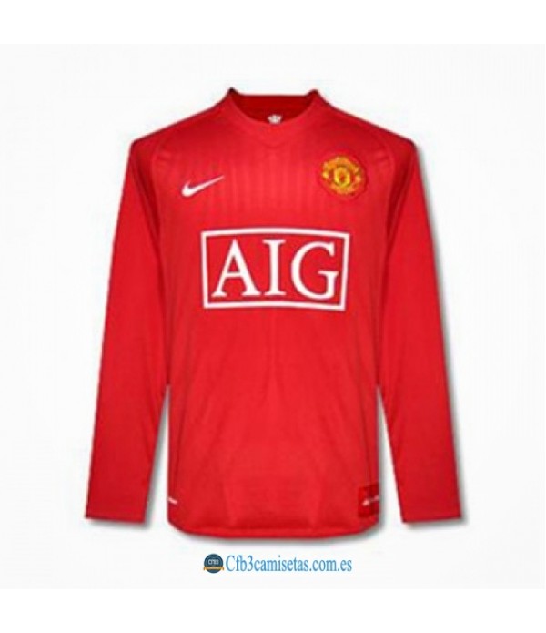 CFB3-Camisetas Camiseta manchester united 2007/08 ml