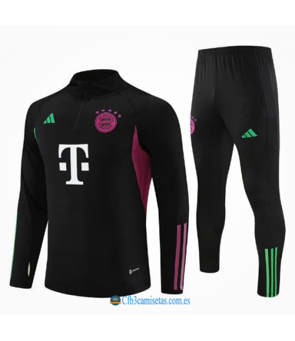 CFB3-Camisetas Chándal bayern munich 2023/24 black