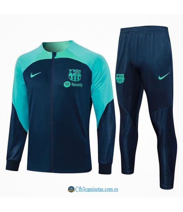 CFB3-Camisetas Chándal fc barcelona 2023/24 azul