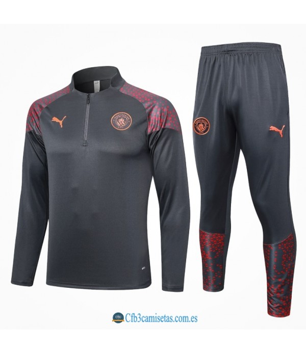 CFB3-Camisetas Chándal manchester city 2023/24 gris