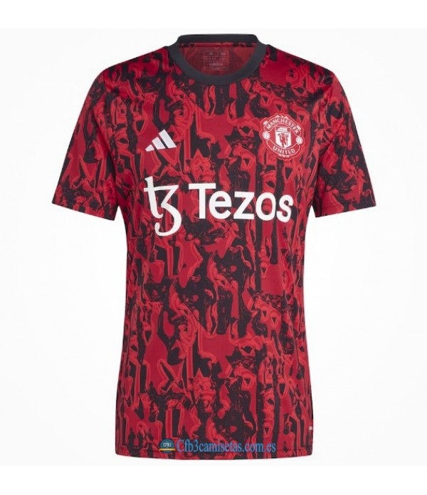 CFB3-Camisetas Camiseta pre-partido manchester united 2023/24