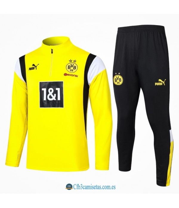 CFB3-Camisetas Chándal borussia dortmund 2023/24 yellow