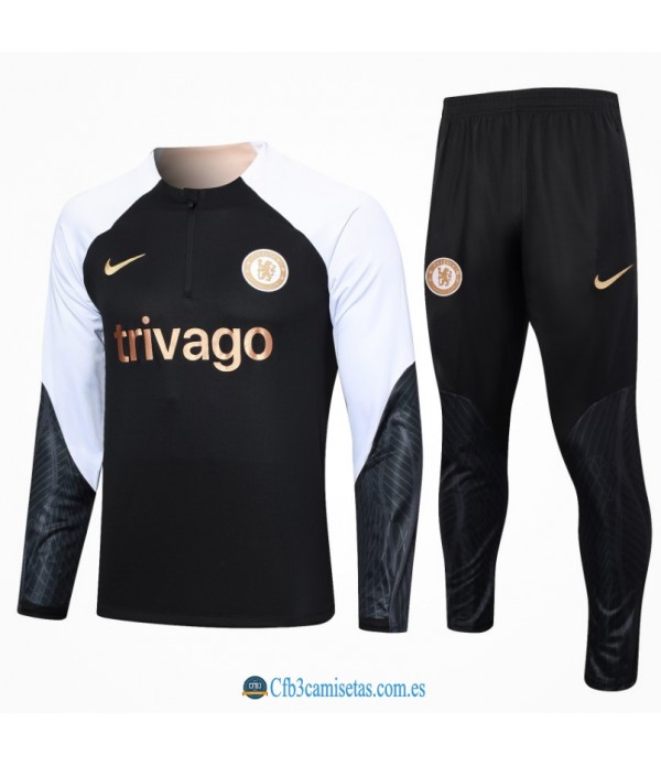 CFB3-Camisetas Chándal chelsea 2023/24 black