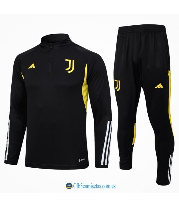 CFB3-Camisetas Chándal juventus 2023/24 black