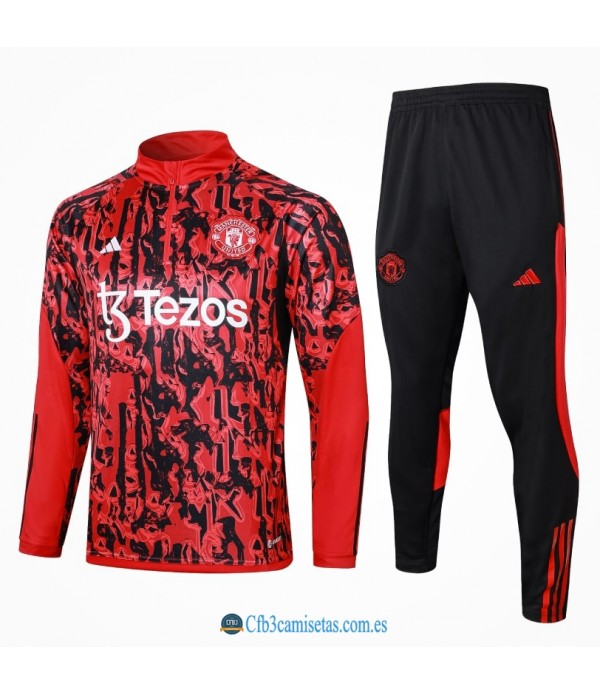 CFB3-Camisetas Chándal manchester united 2023/24