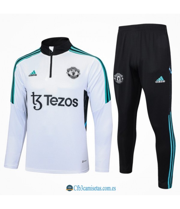 CFB3-Camisetas Chándal manchester united 2023/24 white