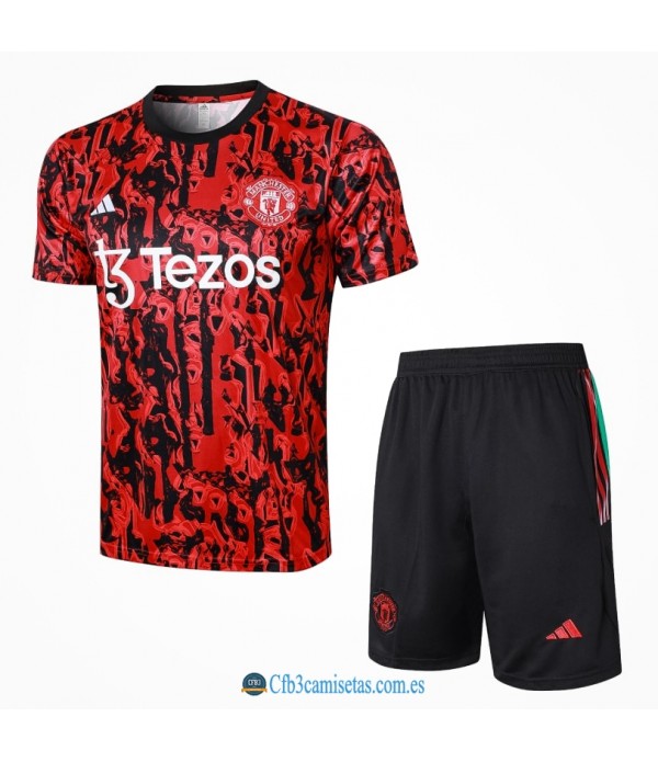 CFB3-Camisetas Kit entrenamiento manchester united 2023/24