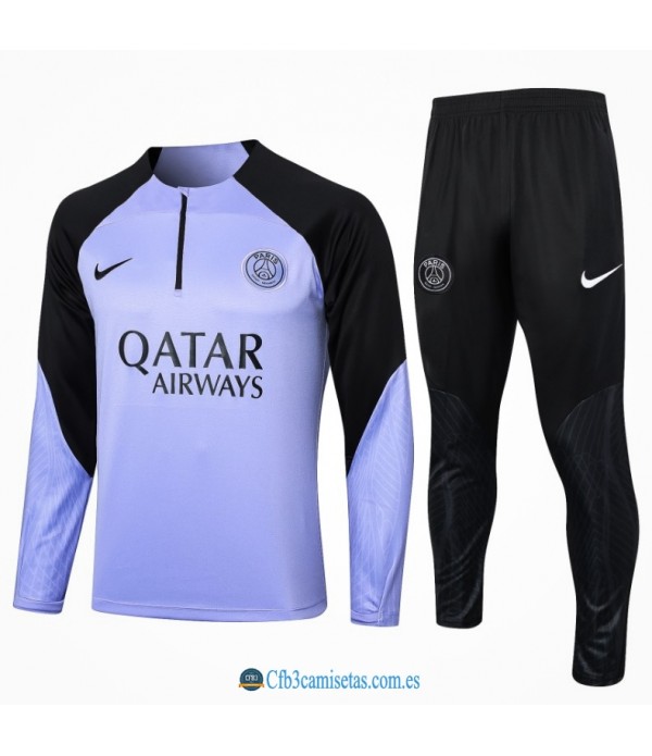 CFB3-Camisetas Chándal psg 2023/24 blue