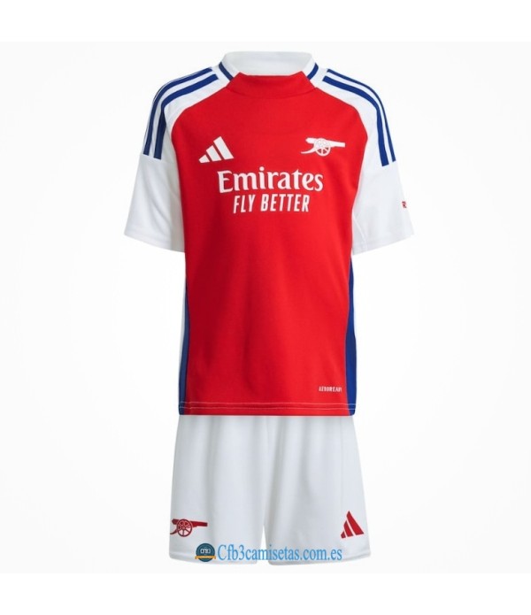 CFB3-Camisetas Arsenal 1a equipación 2024/25 - niÑos