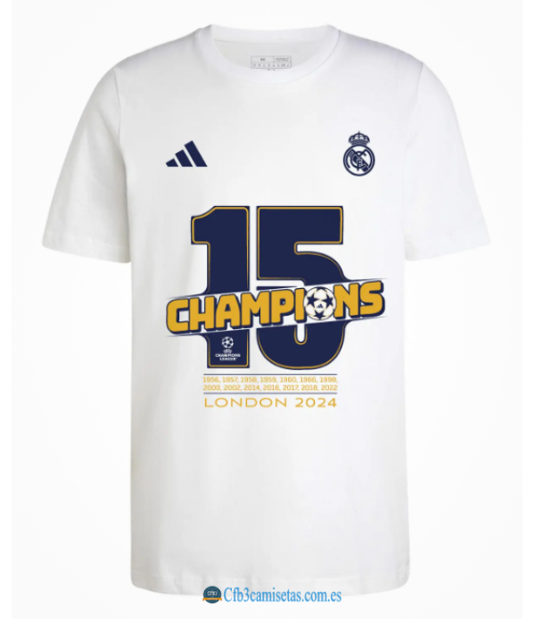 CFB3-Camisetas Camiseta real madrid 2024 champions 15