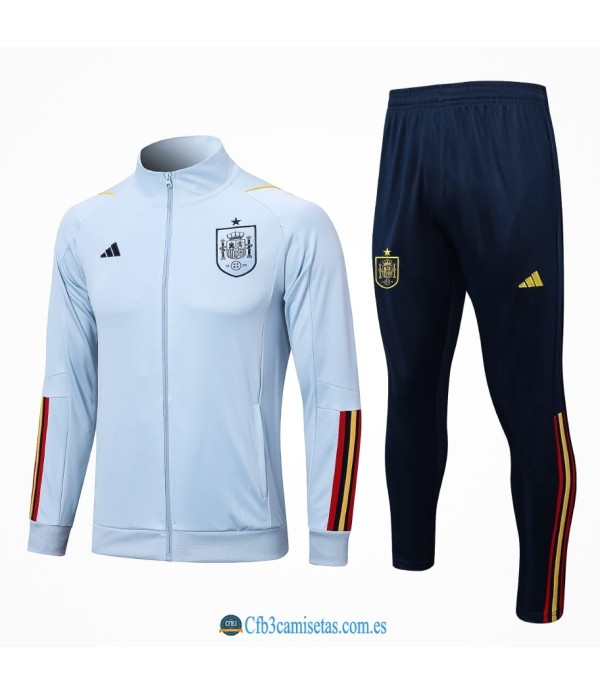 CFB3-Camisetas Chándal españa 2024 white