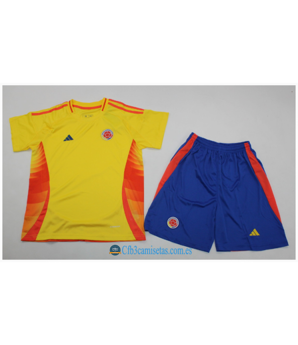 CFB3-Camisetas Colombia 1a equipación 2024 - niÑos