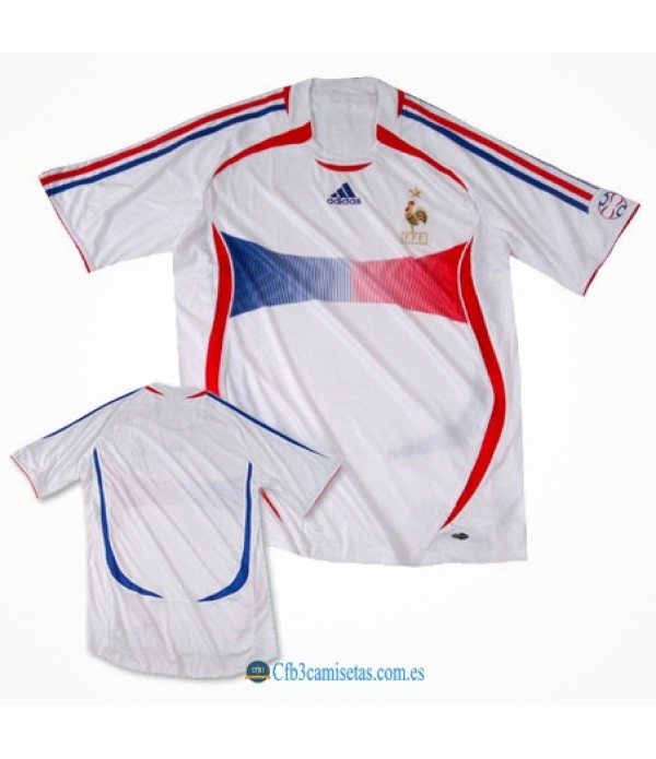 CFB3-Camisetas Francia 2a equipación 2006/07