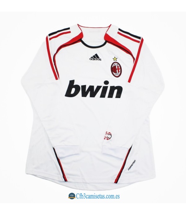 CFB3-Camisetas Ac milan 2a equipación 2006/07 ml