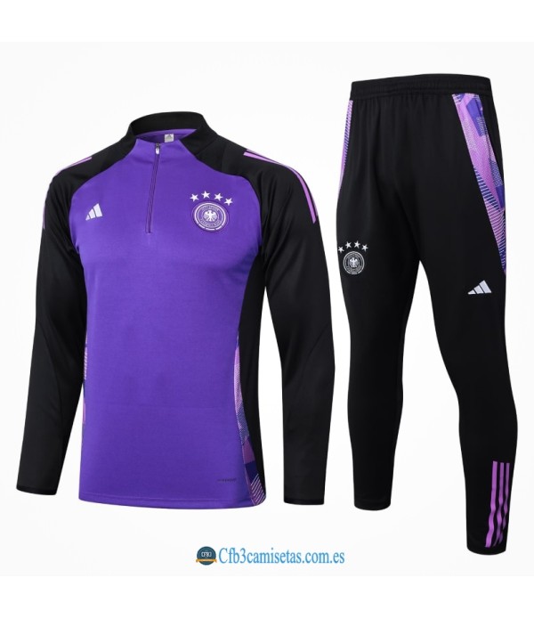 CFB3-Camisetas Chándal alemania 2024 morado