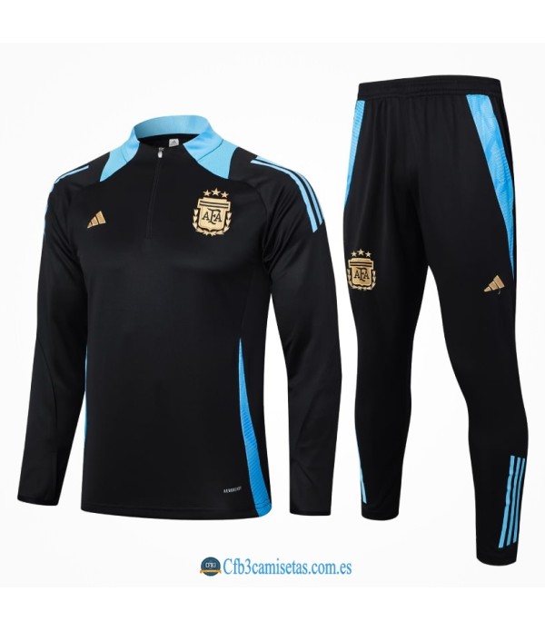 CFB3-Camisetas Chándal argentina 2024 black