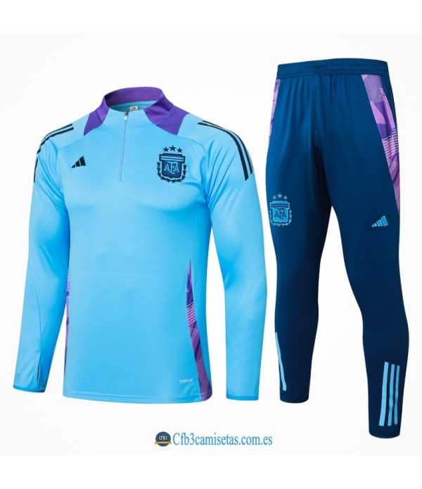 CFB3-Camisetas Chándal argentina 2024 blue