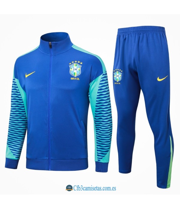 CFB3-Camisetas Chándal brasil 2024 blue