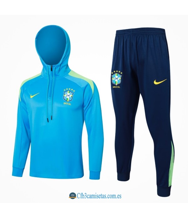 CFB3-Camisetas Chándal con capucha brasil 2024