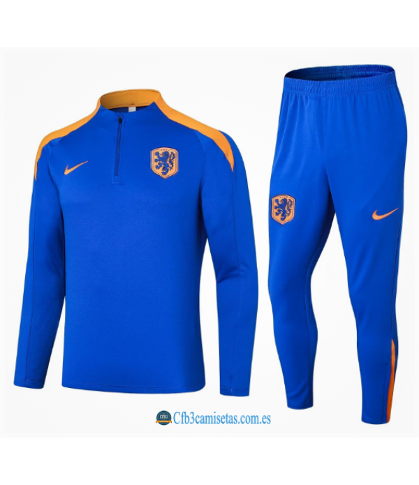 CFB3-Camisetas Chándal holanda 2024 blue