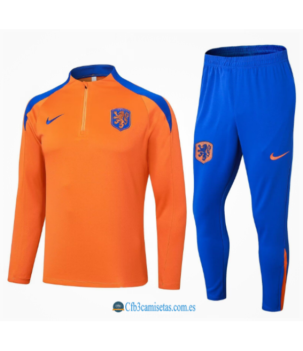 CFB3-Camisetas Chándal holanda 2024 orange