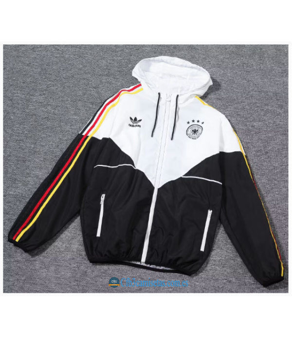 CFB3-Camisetas Chaqueta con capucha alemania 2024 retro