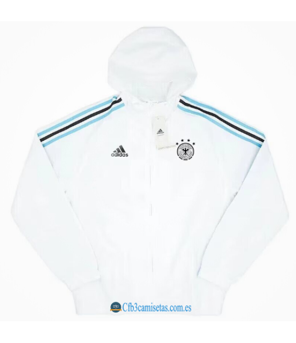 CFB3-Camisetas Chaqueta con capucha alemania 2024 white