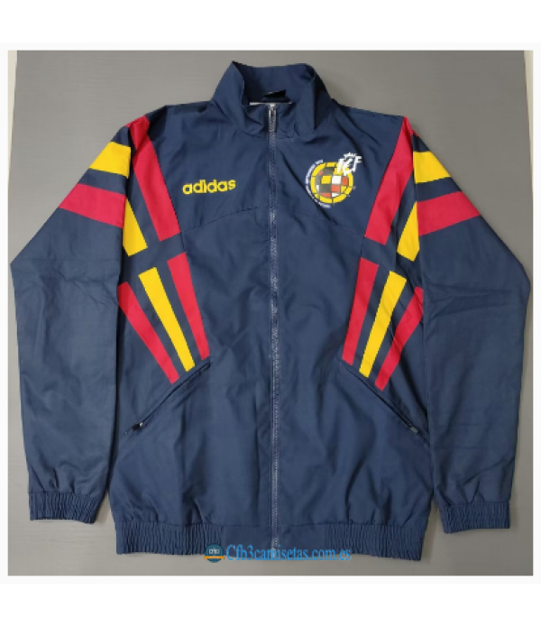 CFB3-Camisetas Chaqueta españa 2024 retro