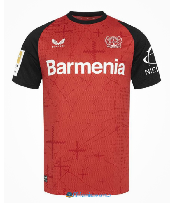 CFB3-Camisetas Bayer 04 leverkusen 1a equipación 2024/25 - authentic