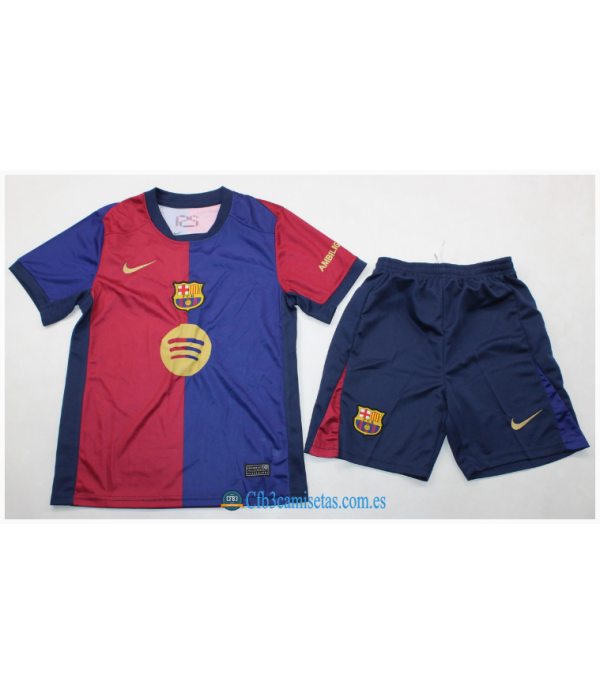 CFB3-Camisetas Fc barcelona 1a equipación 2024/25 players - niÑos