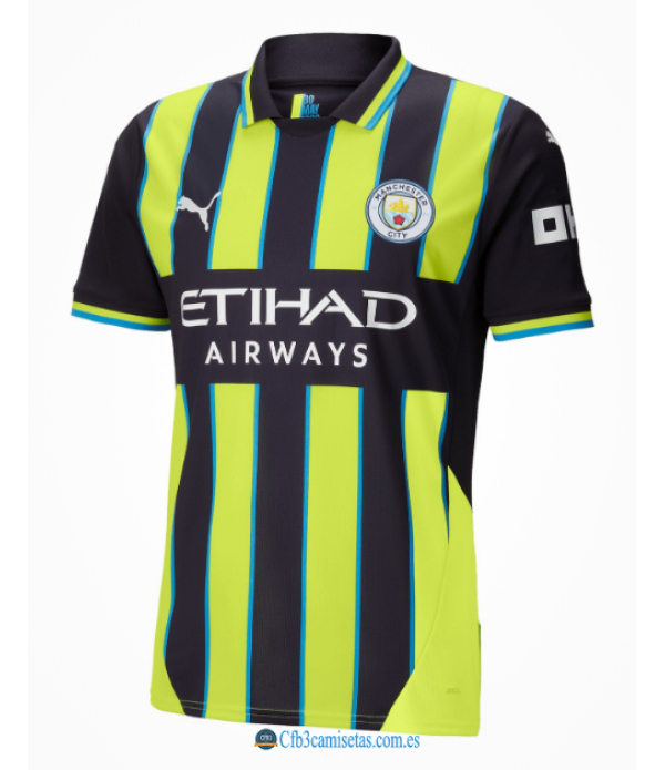 CFB3-Camisetas Manchester city 2a equipación 2024/25 - authentic