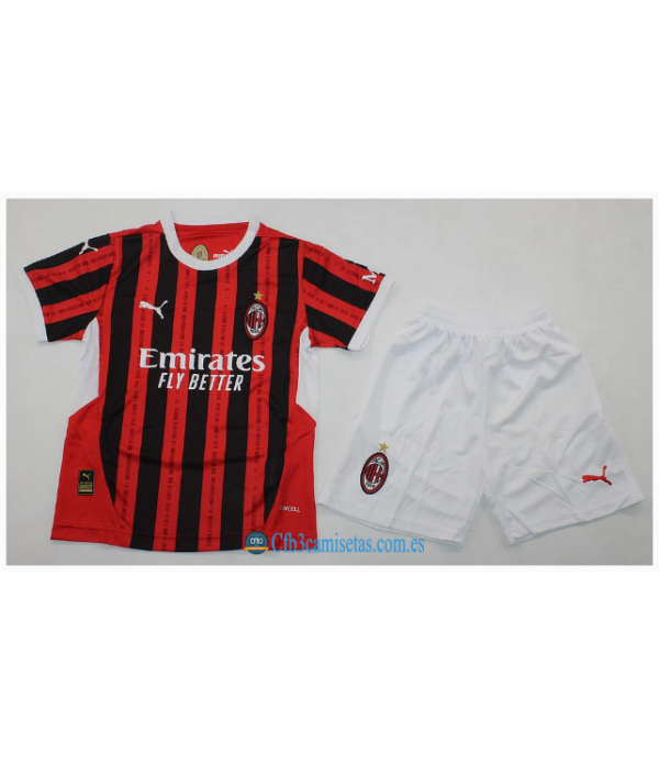 CFB3-Camisetas Ac milan 1a equipación 2024/25 - ninos