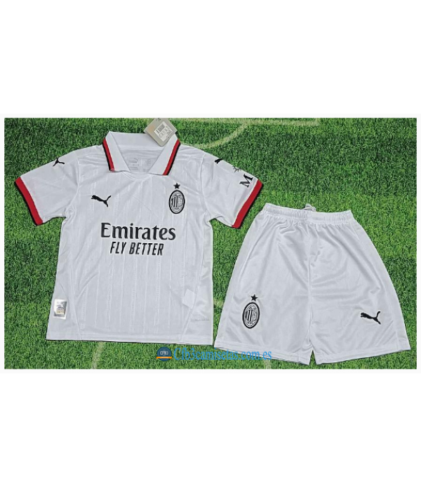 CFB3-Camisetas Ac milan 2a equipación 2024/25 - ninos